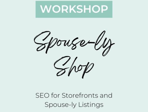 SEO for Storefronts and Spouse-ly Listings