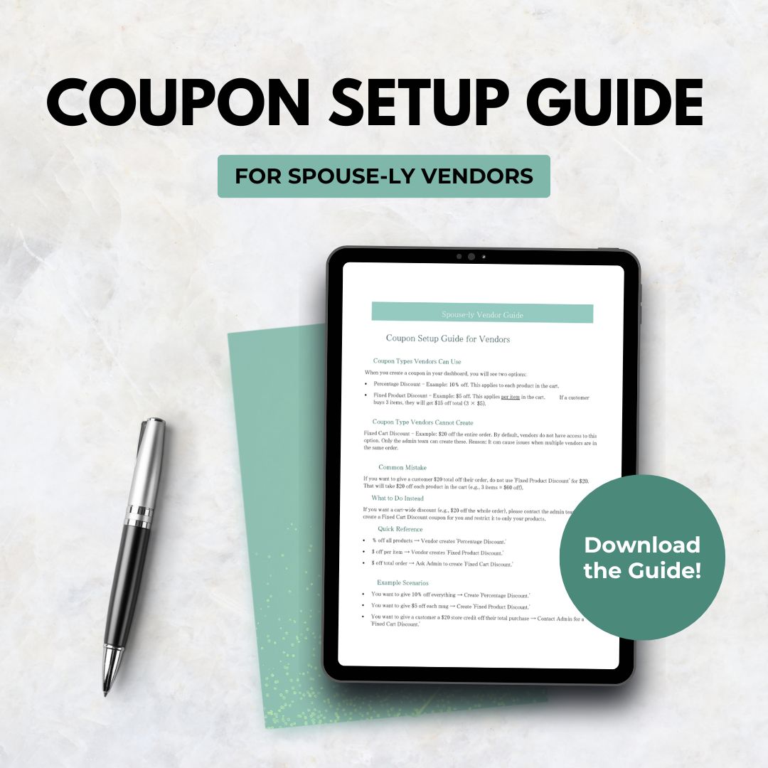Coupon Setup Guide